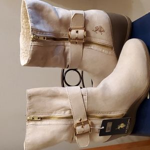 US Polo ASSN Ophelia fur lined ankle boots